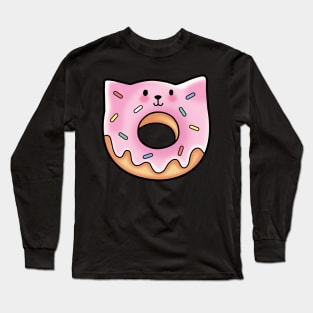 Donut Cat Long Sleeve T-Shirt